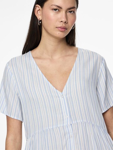 PIECES Shirt dress 'PCAlvina' in Blue