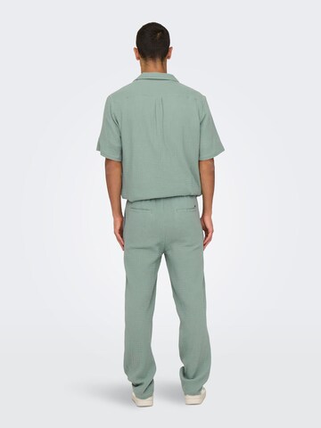 Only & Sons Loose fit Trousers 'ONSSinus' in Green