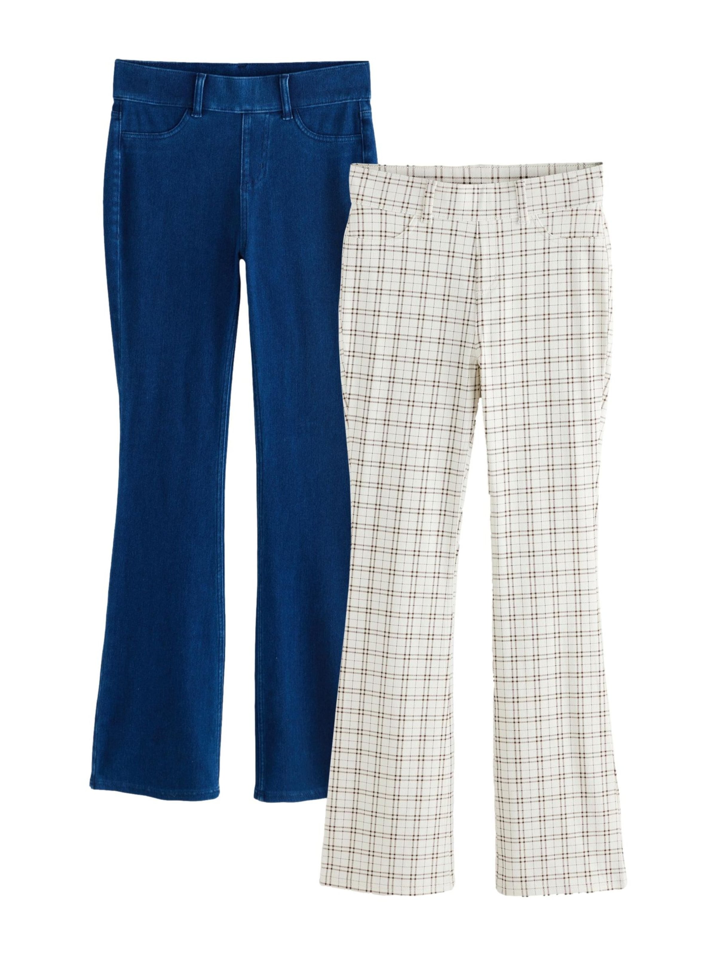 Next Bootcut Leggings in Beige: voorkant