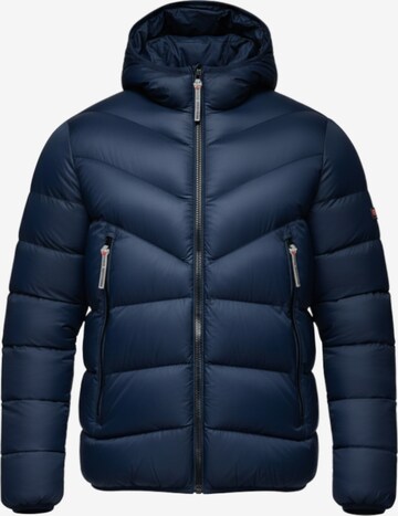 Veste d’hiver 'OM-JAHP-0145' Ombre en bleu : devant