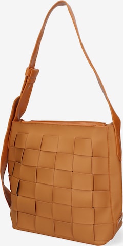 Borsa a spalla di David Jones in marrone: frontale