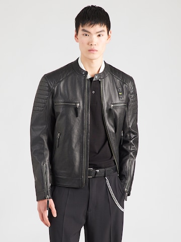 Blauer.USA Přechodná bunda 'CROSSLAND' – černá: přední strana