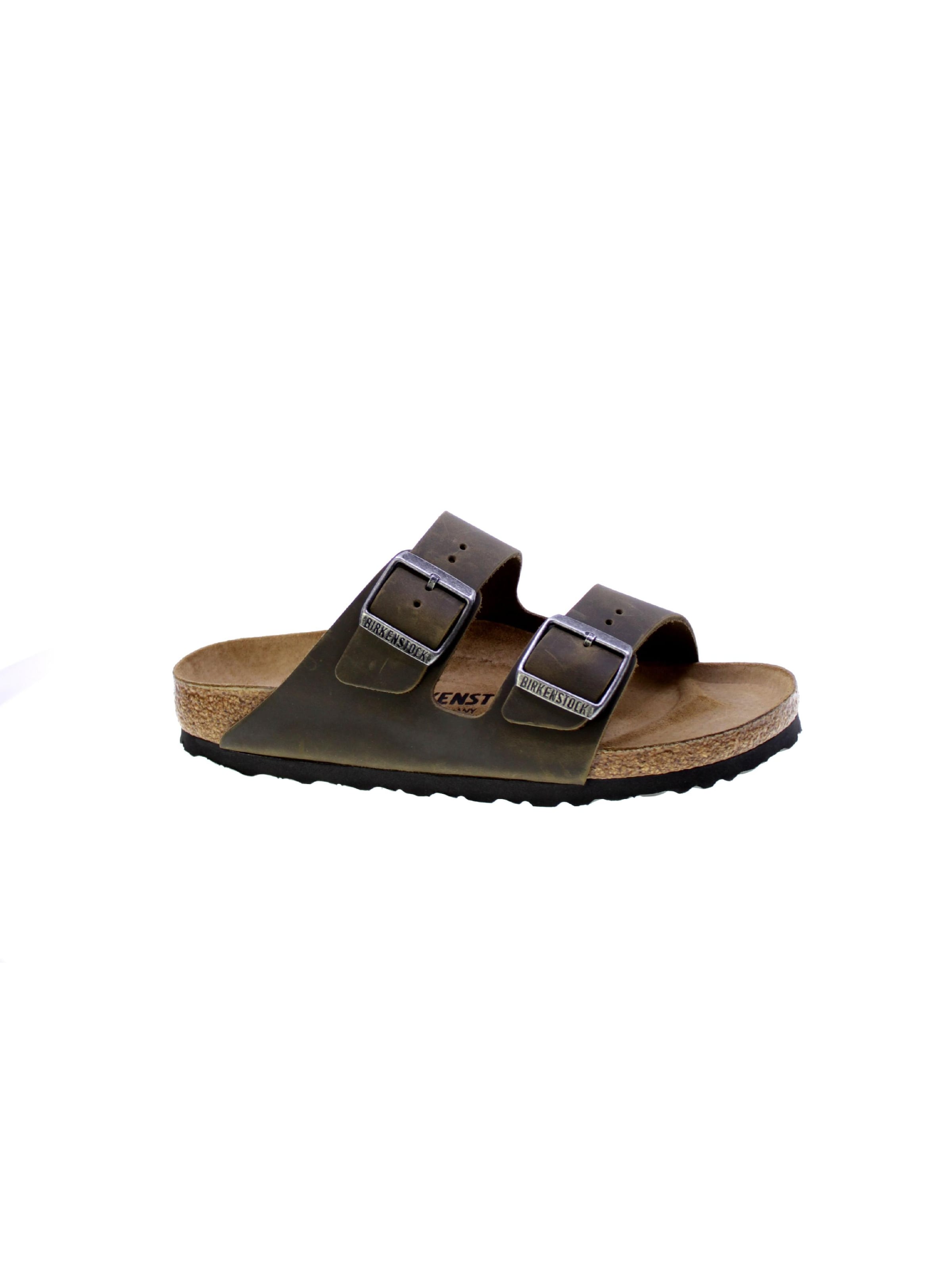 Sandalo di BIRKENSTOCK in verde: frontale