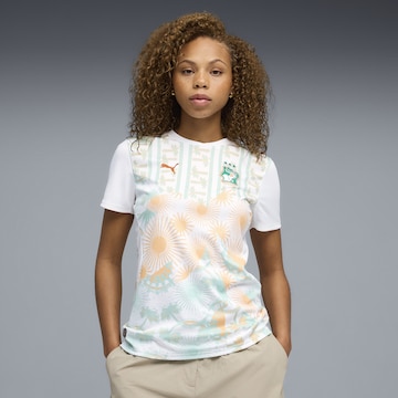 PUMA Tricot 'Elfenbeinküste 2026' in Wit: voorkant