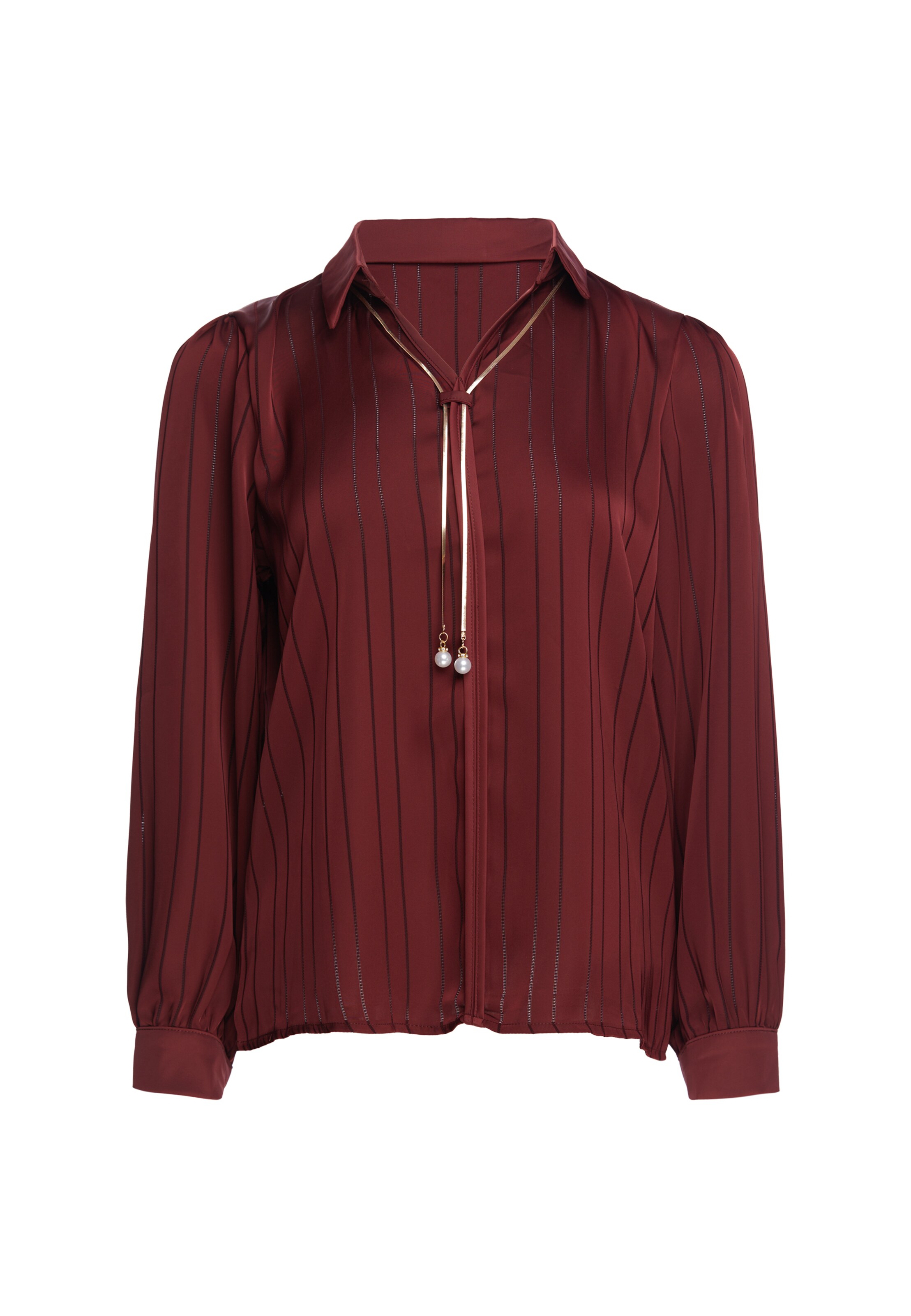 usha BLACK LABEL Blouse in Rood: voorkant