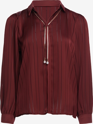 usha BLACK LABEL Blouse in Rood: voorkant