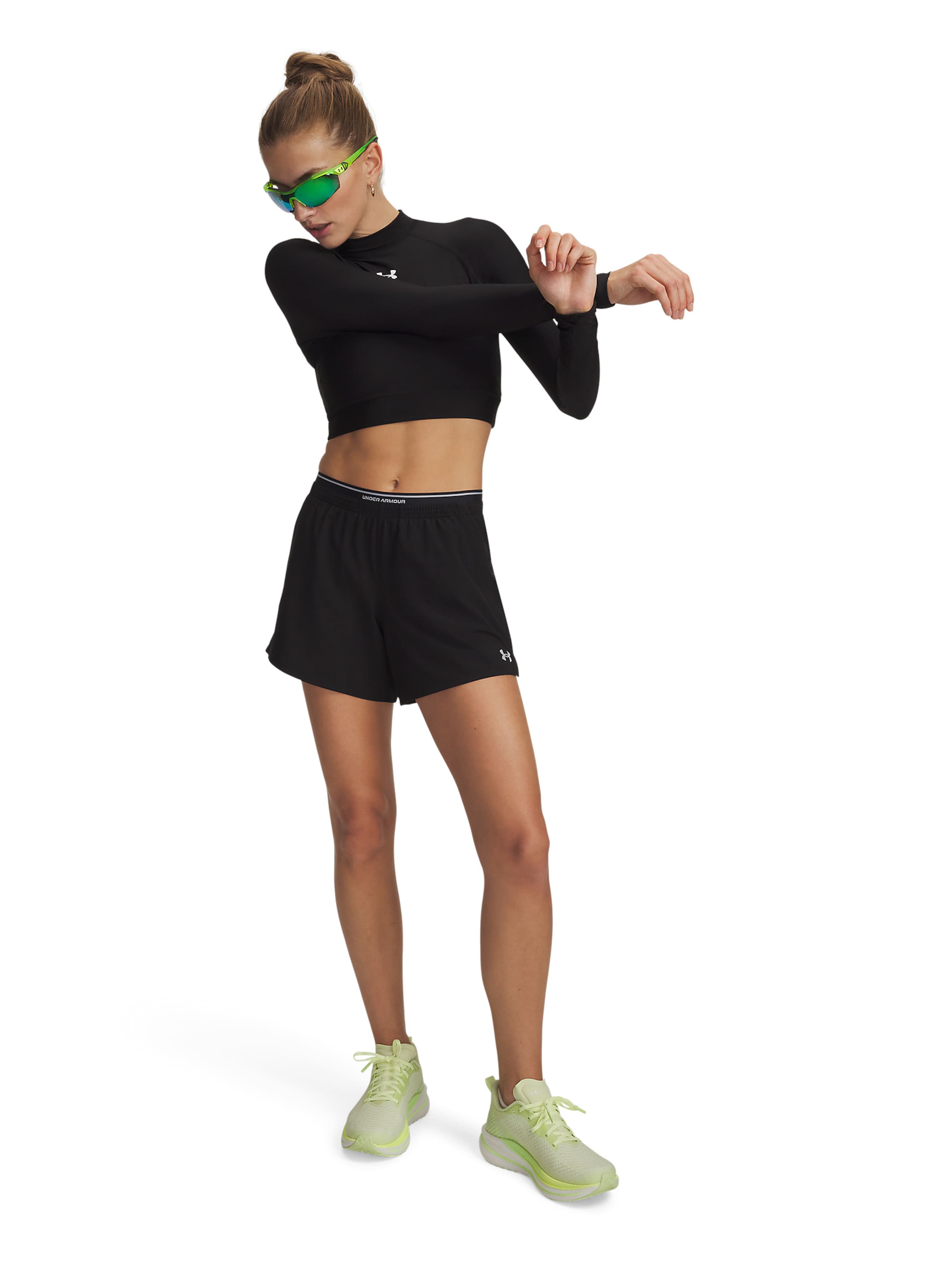 UNDER ARMOUR Regular Sports trousers in Black