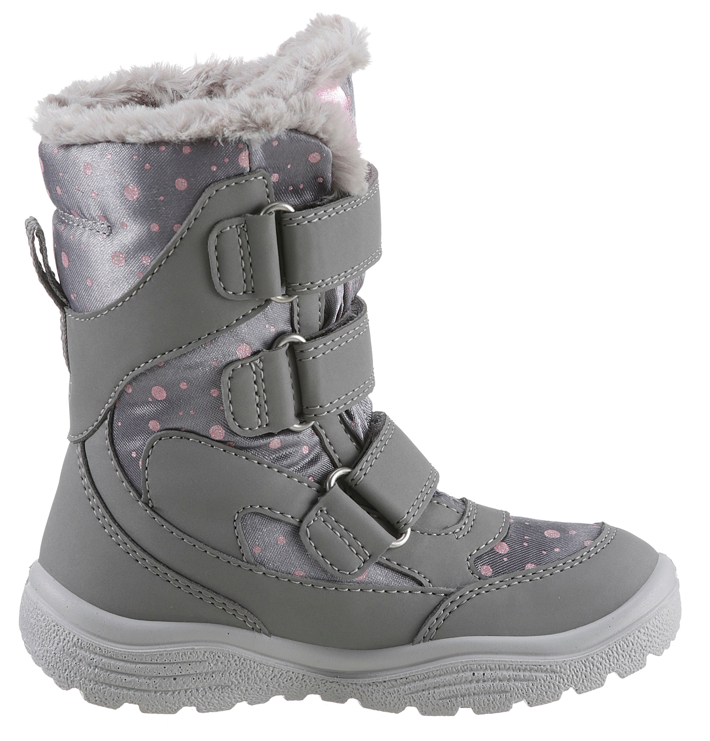SUPERFIT Snow Boots 'Crystal' in Grey