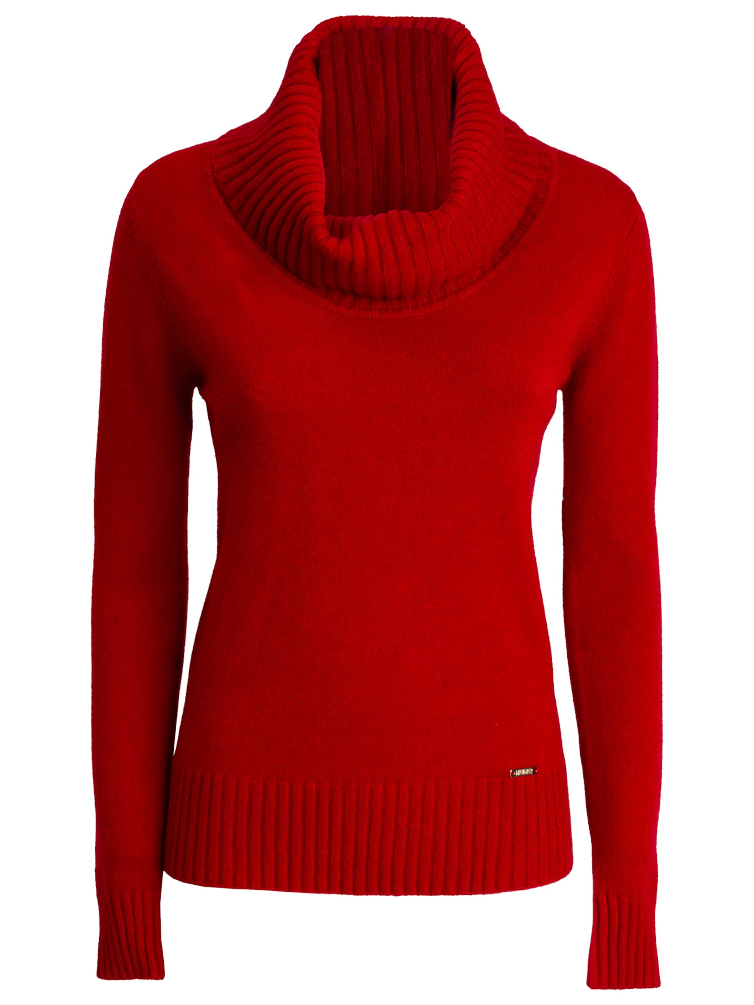 Influencer Pullover in Rot: Vorderseite
