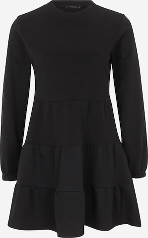 Trendyol Petite Šaty – černá: přední strana