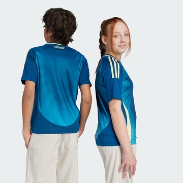T-Shirt fonctionnel 'Sweden 25 (Women's Team) Away' ADIDAS PERFORMANCE en bleu