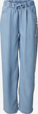 monari Wide Leg Housut värissä sininen: etupuoli
