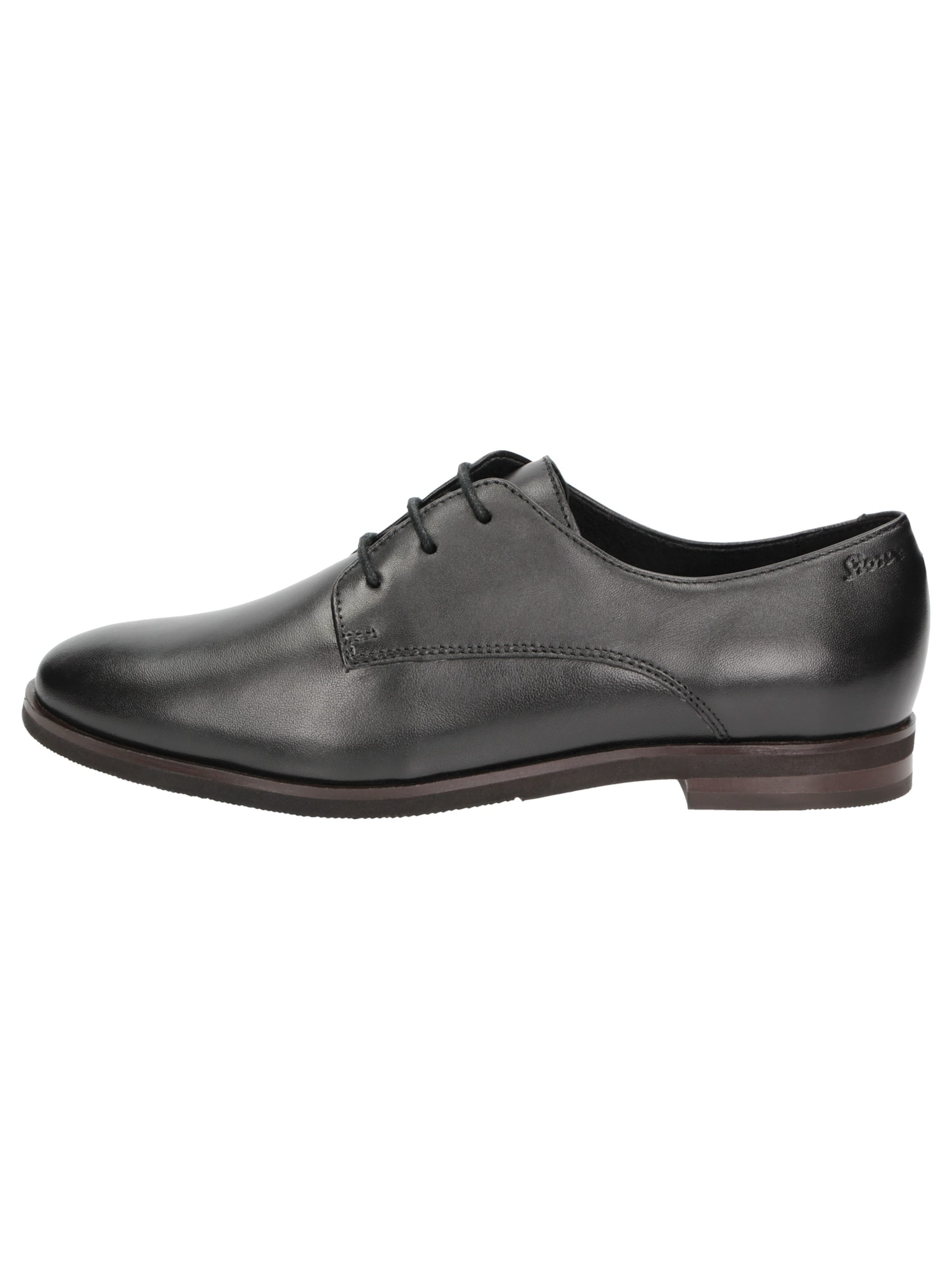 SIOUX Schnürschuh ' Bovinia-714 ' in Schwarz