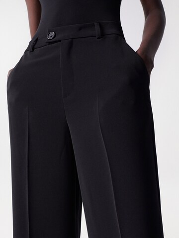 Salsa Jeans Wide leg Pleated Pants in Black