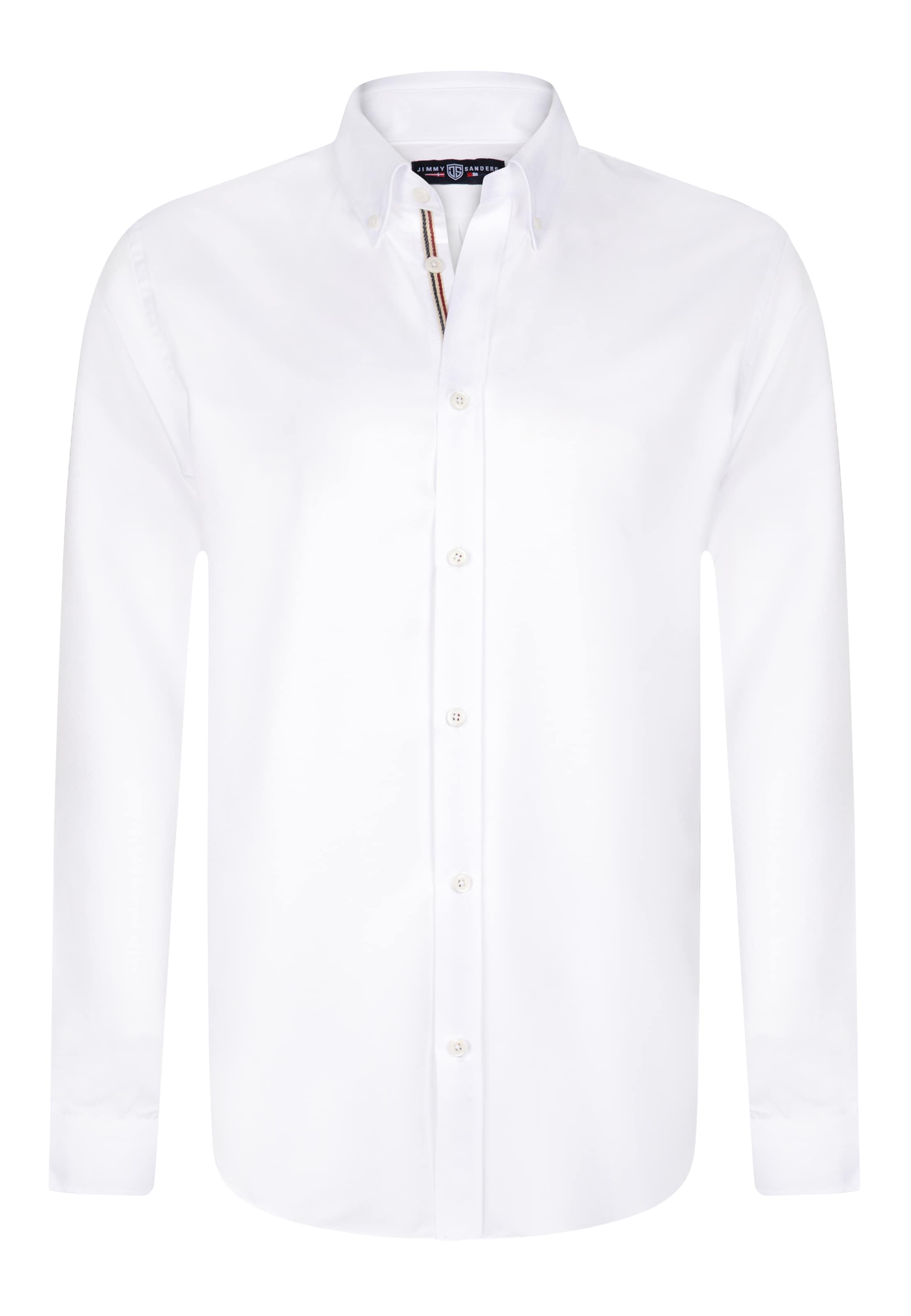 Jimmy Sanders Regular fit Srajca | bela barva: sprednja stran