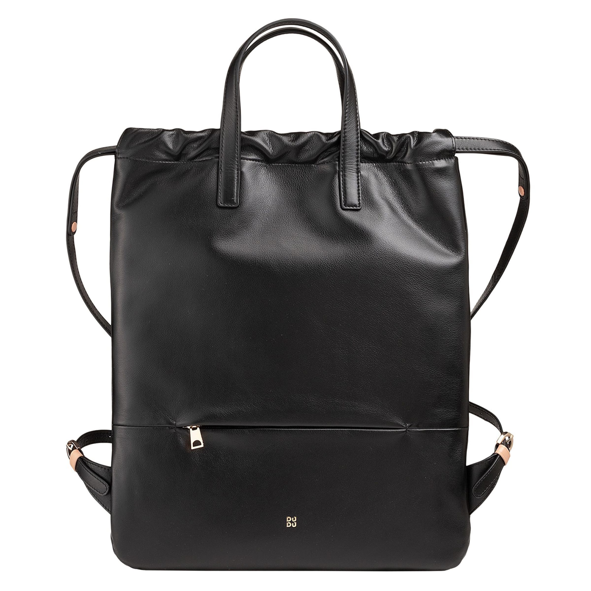 Zaino 'Ellesmere' di DuDu in nero: frontale