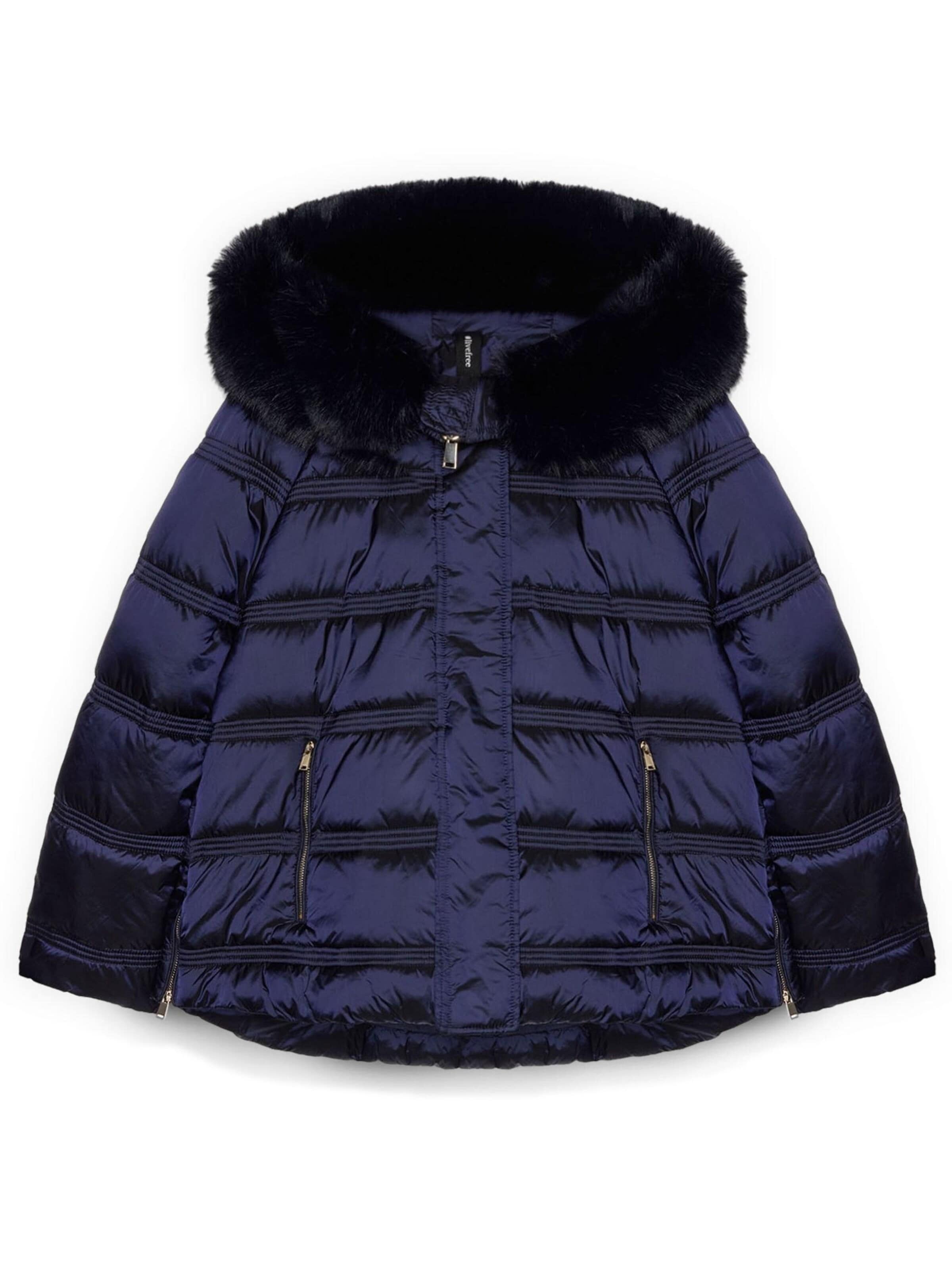 Giacca invernale di Fiorella Rubino in blu: frontale