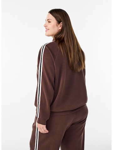 Active by Zizzi Tepláková bunda 'Avilla' - Hnedá