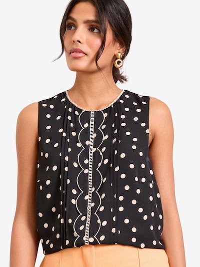 Camicia da donna love & roses di colore beige chiaro / nero, Visualizzazione prodotti