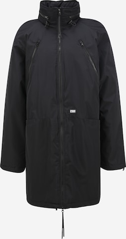 Urban Classics Zimní kabát – černá: přední strana