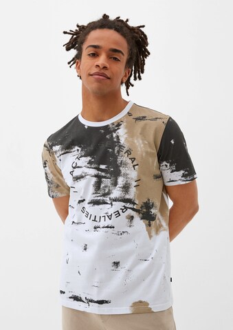 QS T-Shirt in Weiß: Vorderseite