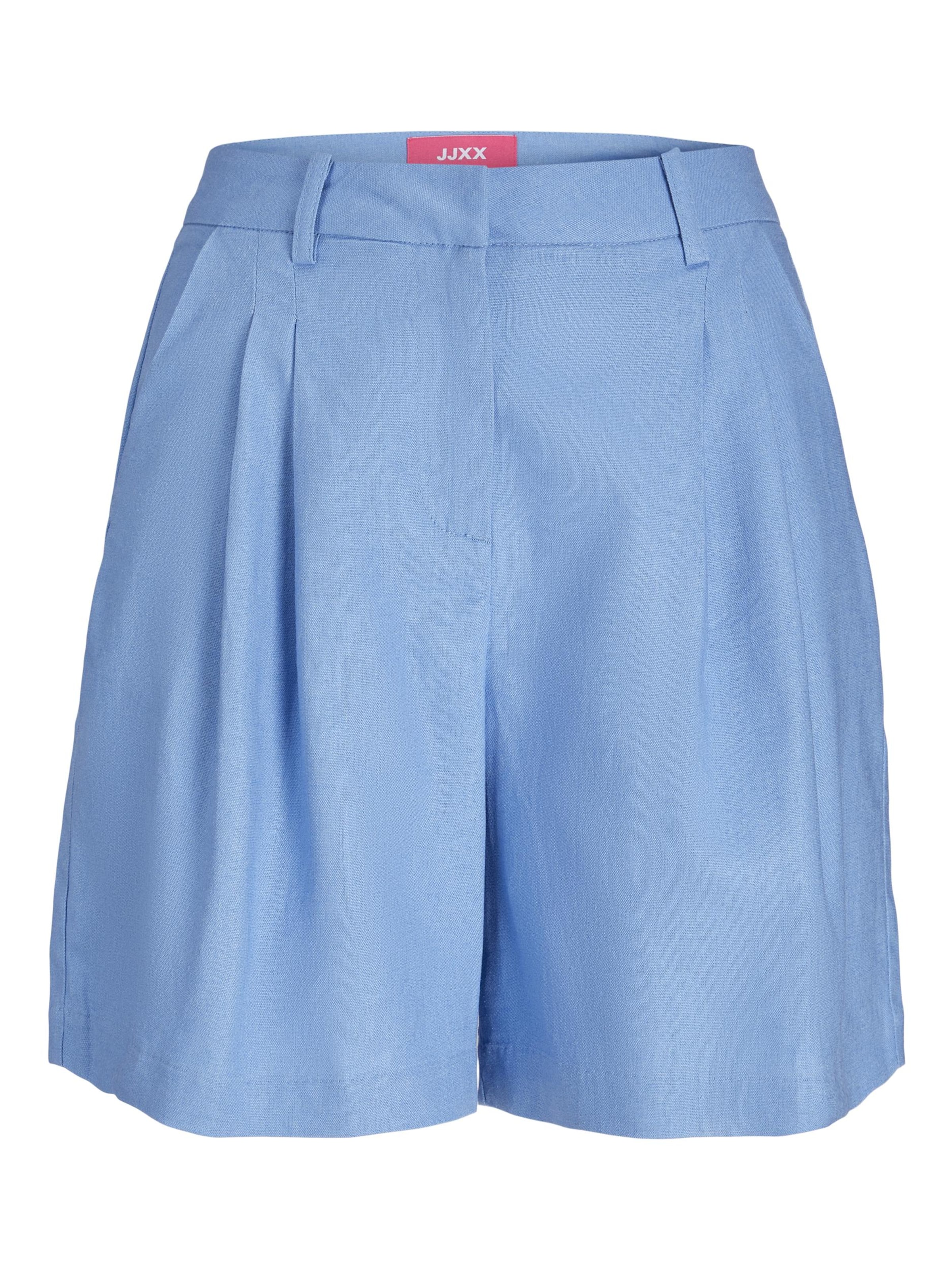 JJXX Loose fit Pleat-Front Pants 'Cimberly' in Blue: front