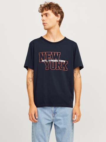 JJ Rebel T-shirt 'JREBOWEN' i blå: framsida