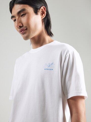 T-Shirt 'SWALLOW' DENHAM en blanc