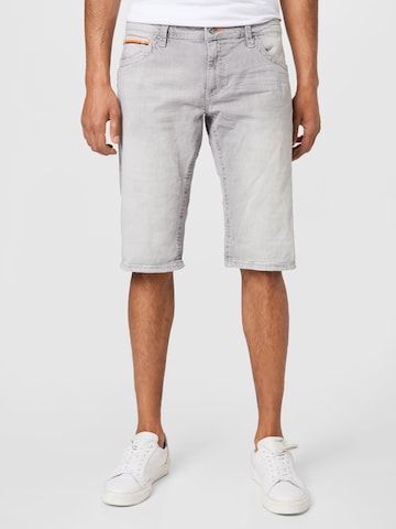 CAMP DAVID Regular Jeans 'CO:NO' in Grey: front