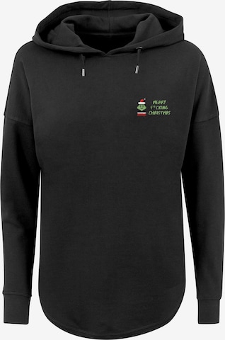 Sweat-shirt 'Merry Christmas' F4NT4STIC en noir : devant