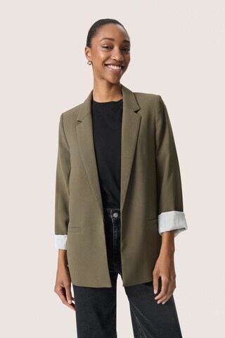 SOAKED IN LUXURY Blazer in Green: front