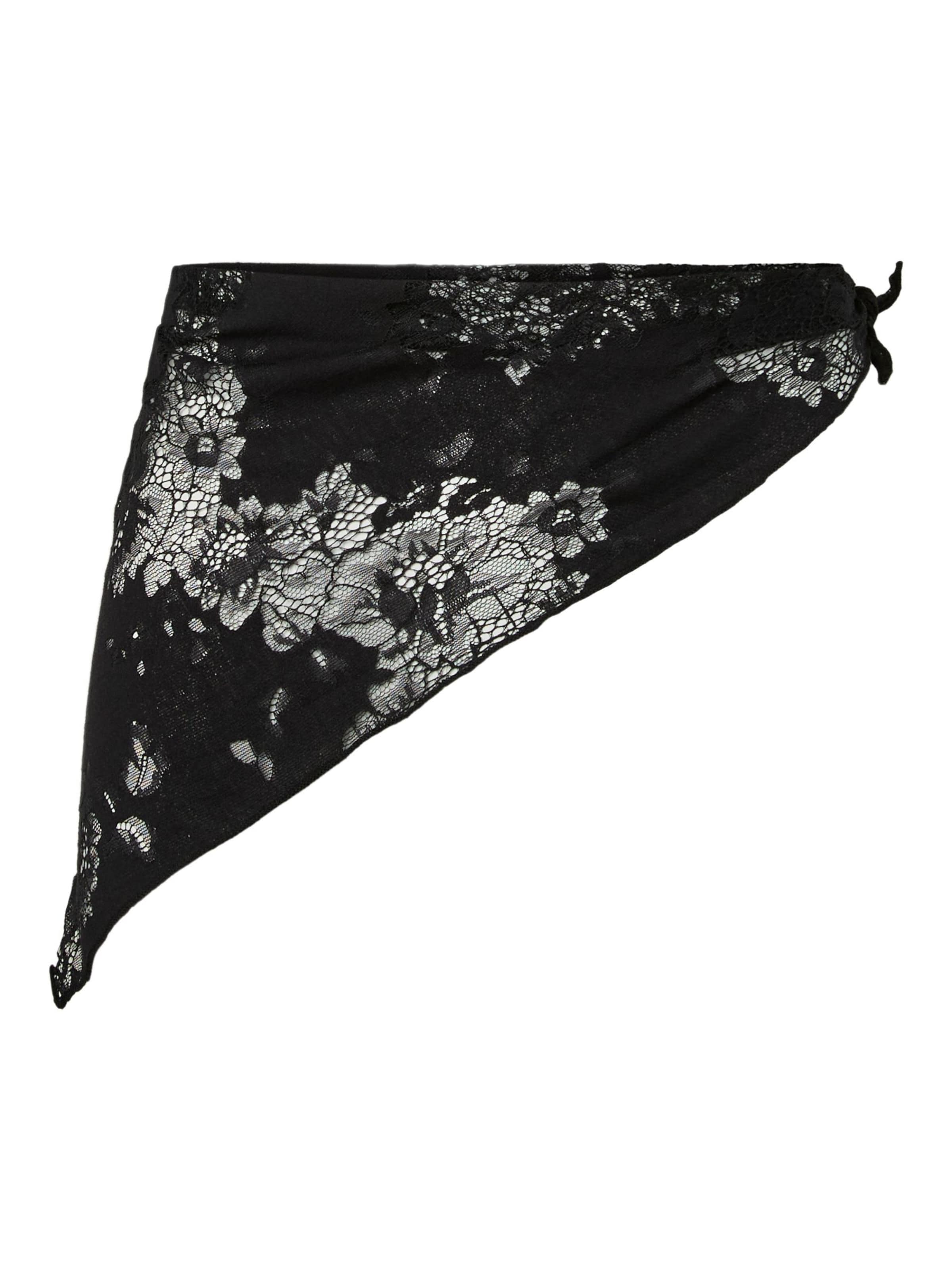 Serviette de plage 'PCARIA' PIECES en noir : devant