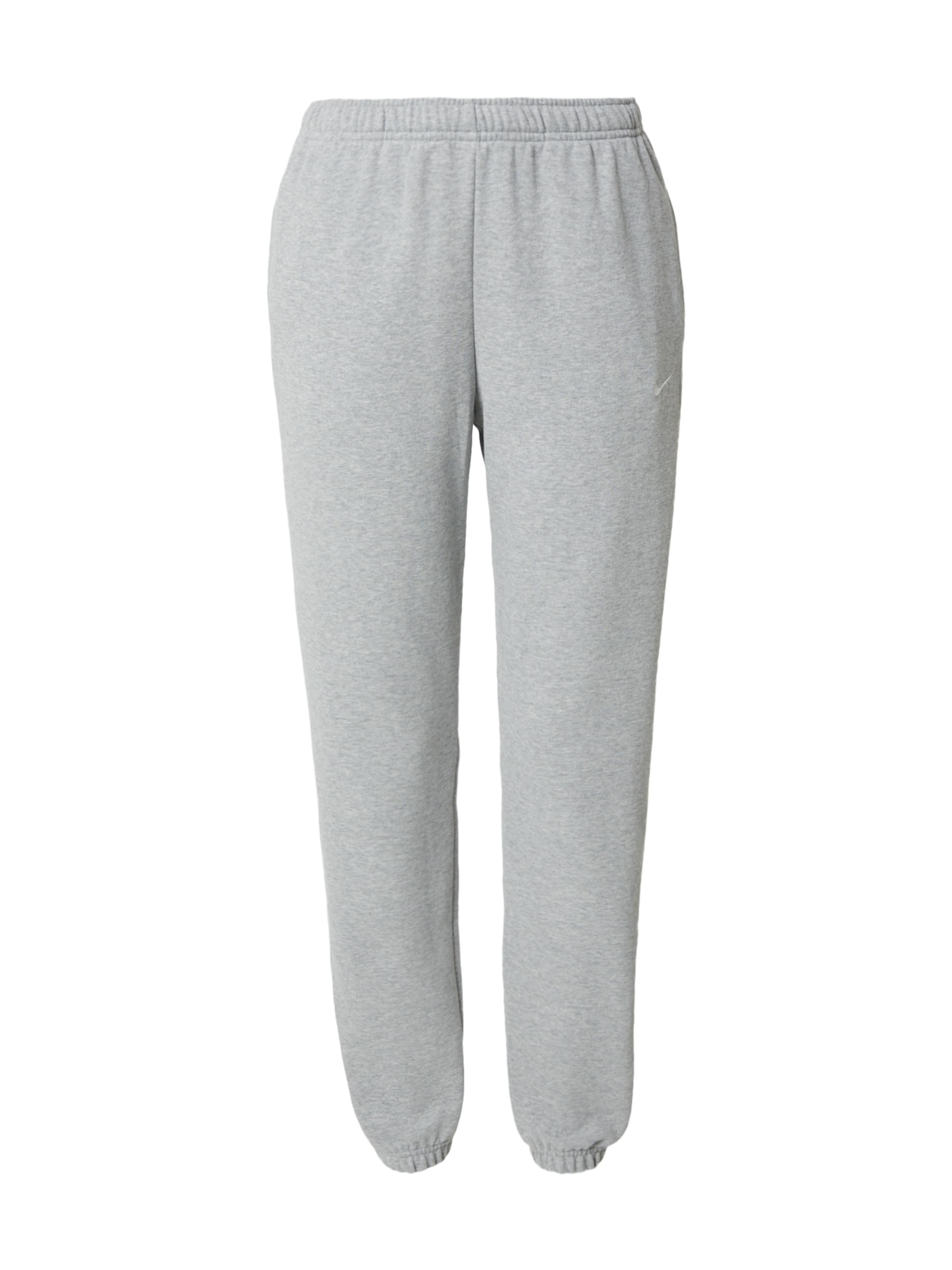 Nike Sportswear Tapered Nadrág 'Studio Fleece' - szürke: elől
