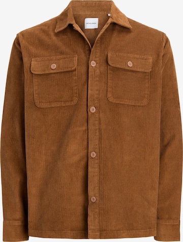 Jack & Jones Plus - Ajuste confortable Camisa en marrón: frente