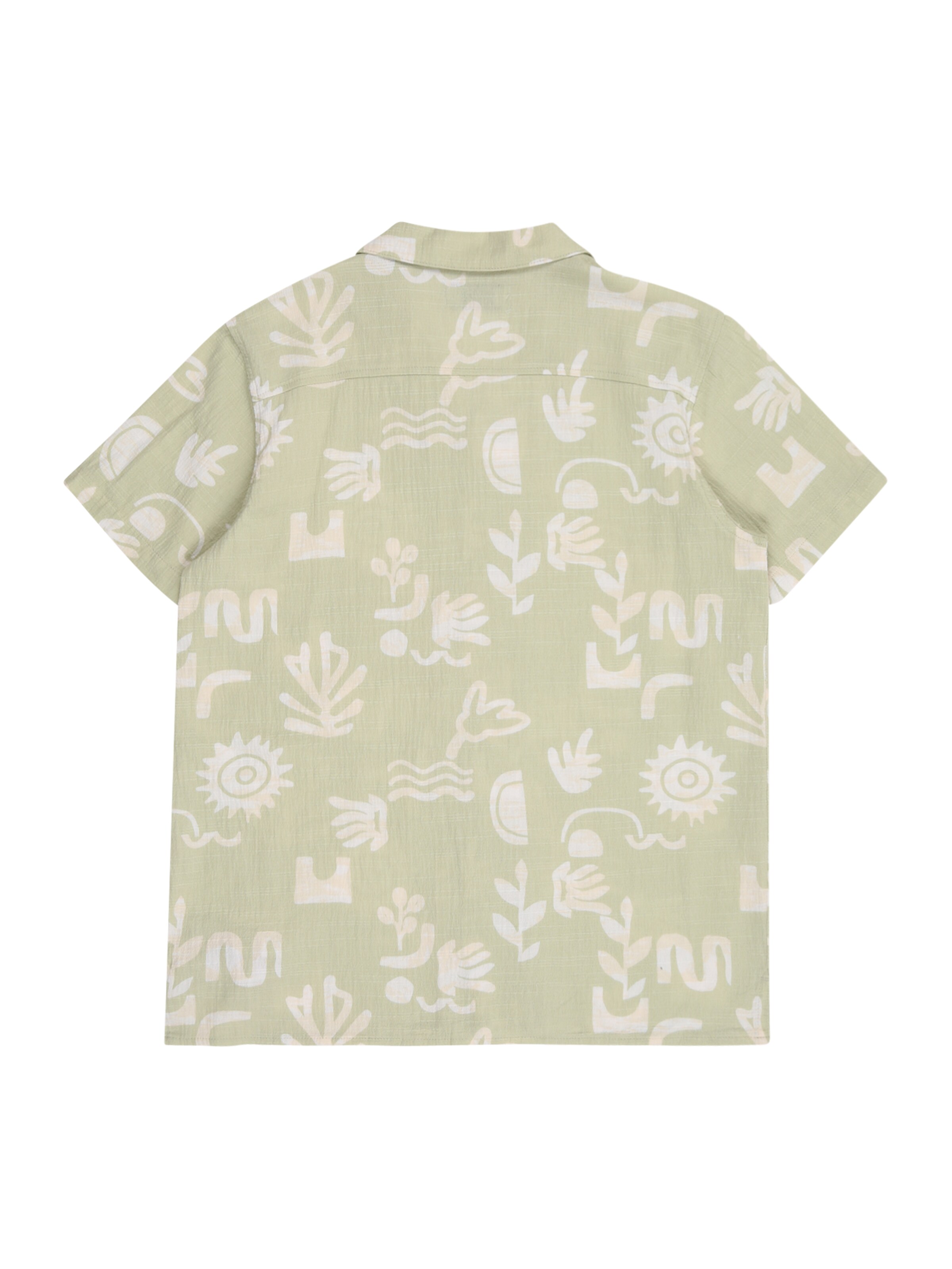 Jack & Jones Junior Comfort fit Button up shirt 'JORLUKE' in Beige