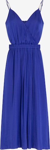 Morgan Cocktail Dress in Blue: front