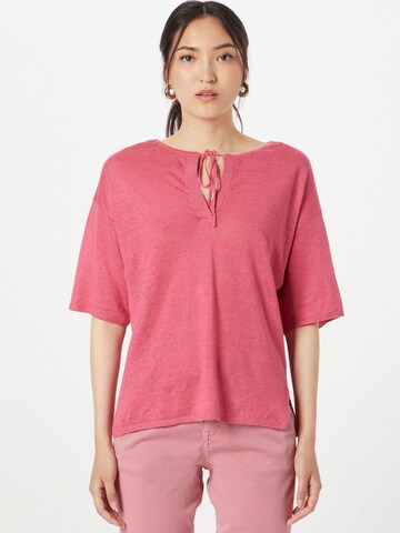 rozā Yerse T-Krekls: no priekšpuses