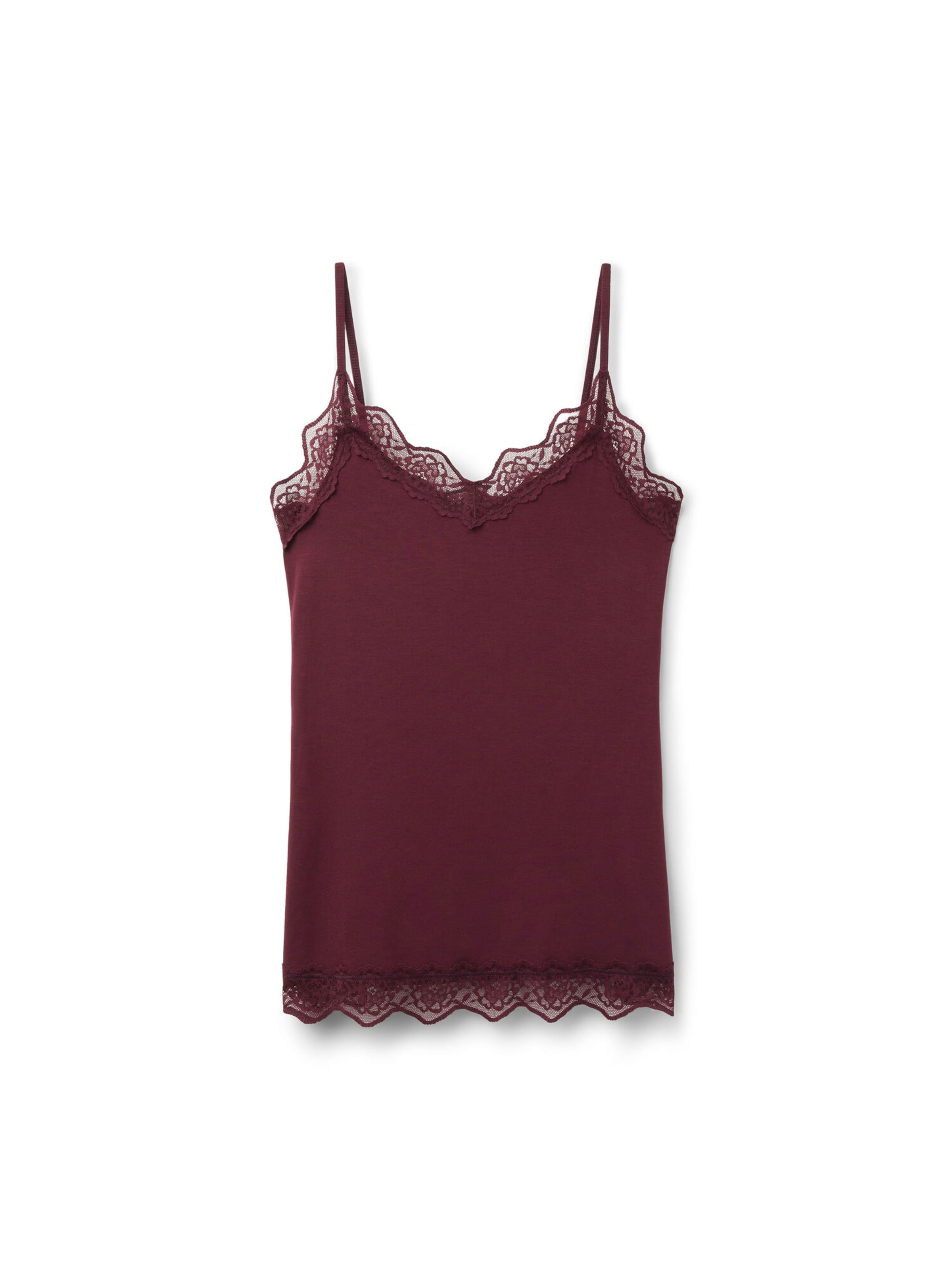 Tezenis Top in L in Burgundy, Item view