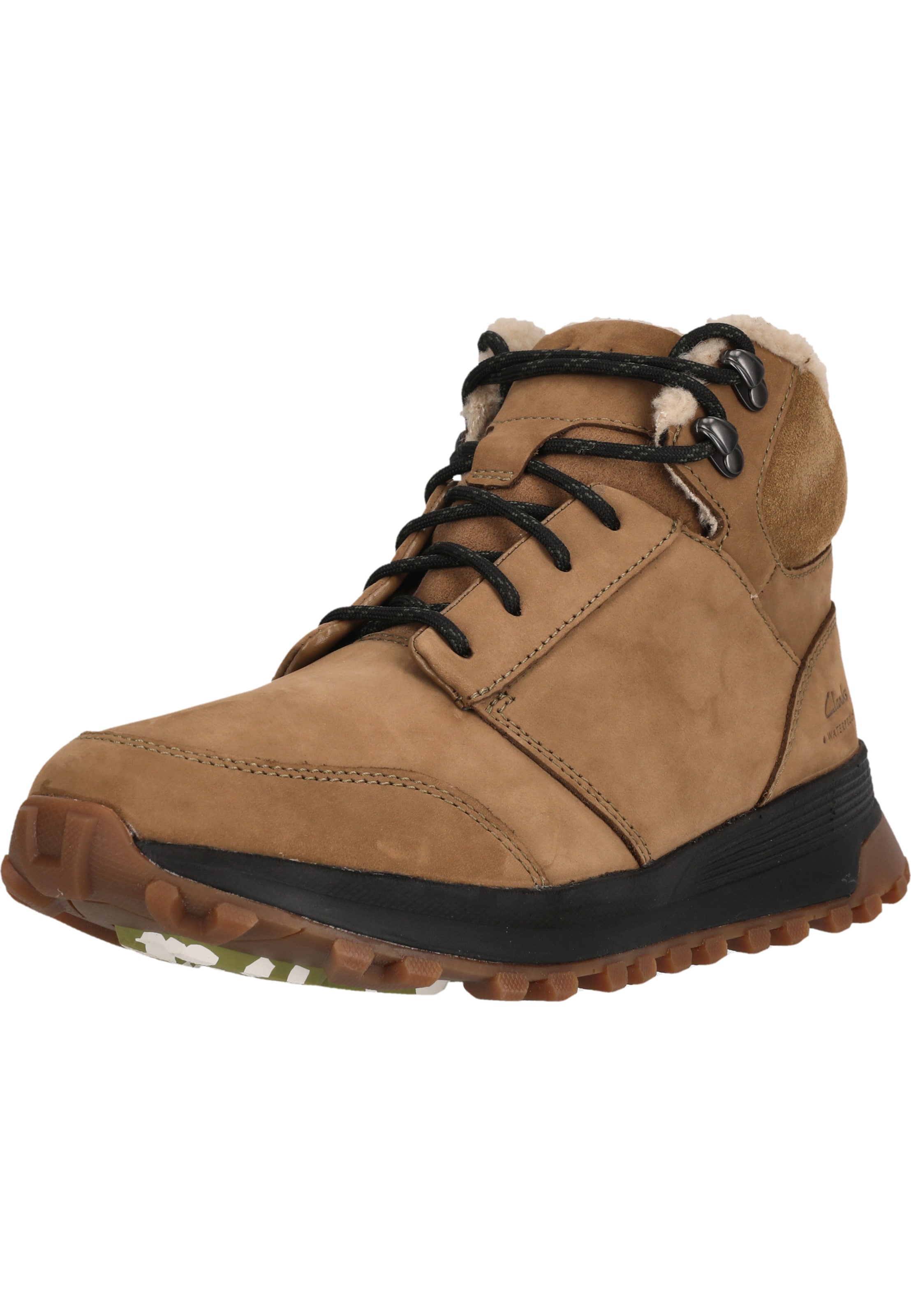 Boots stringati 'ATL Trek Up' di CLARKS in marrone: frontale