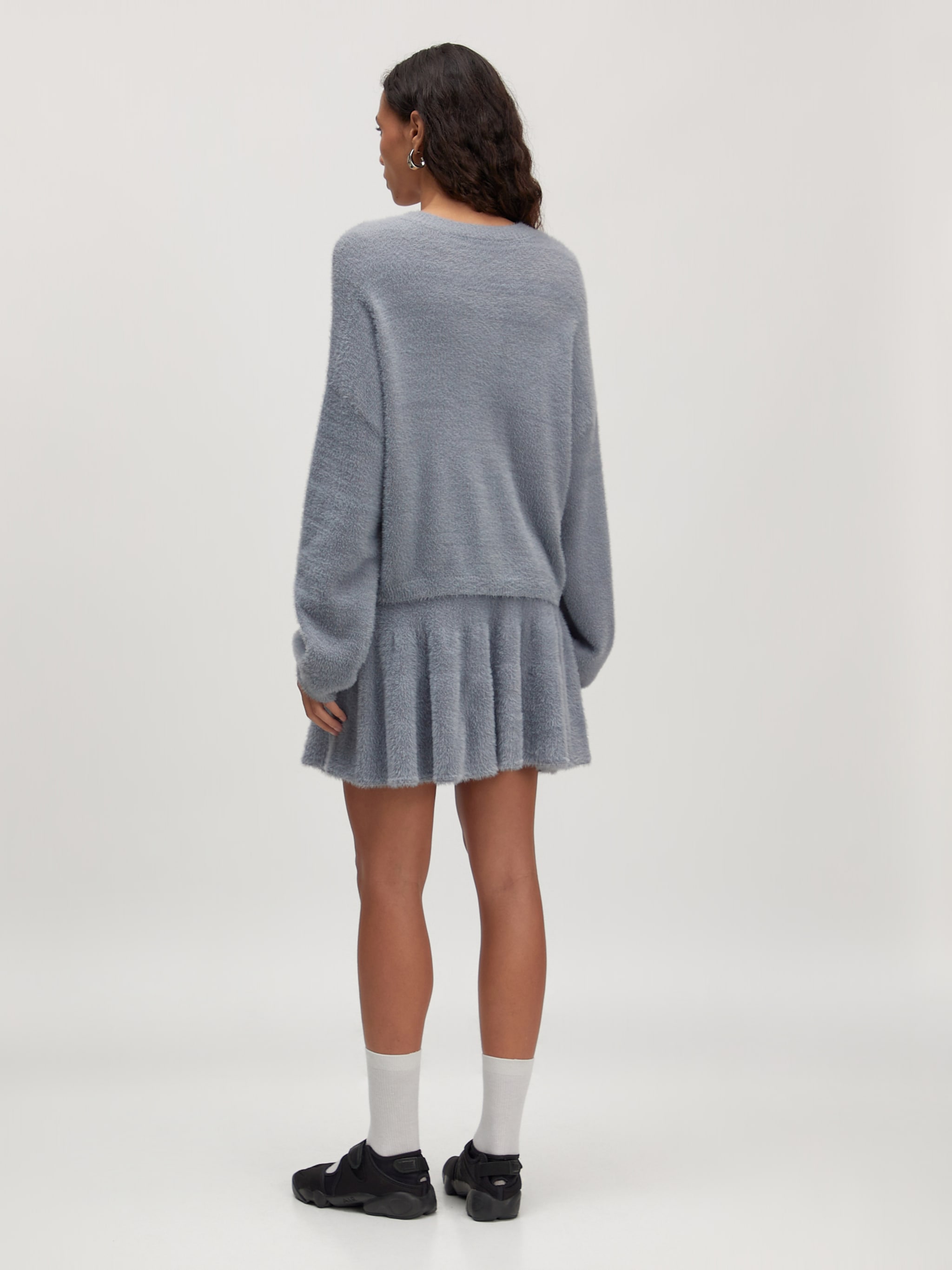 EDITED Producten Gebreid vest 'Konny' Grijs