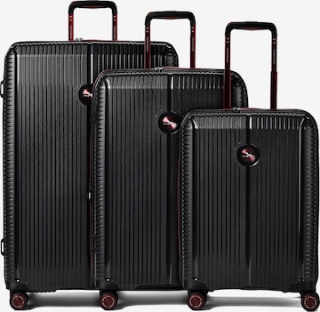 Polestream (STRZ) Suitcase Set 'Paris' in Black: front