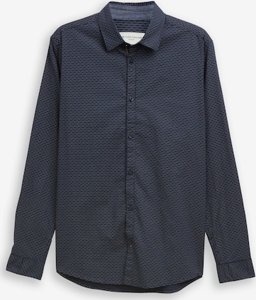 TOM TAILOR Rovný strih Košeľa - Modrá: predná strana