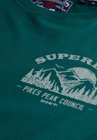 Superdry & Co Shirt 'Lo-Fi Outdoors' in Groen
