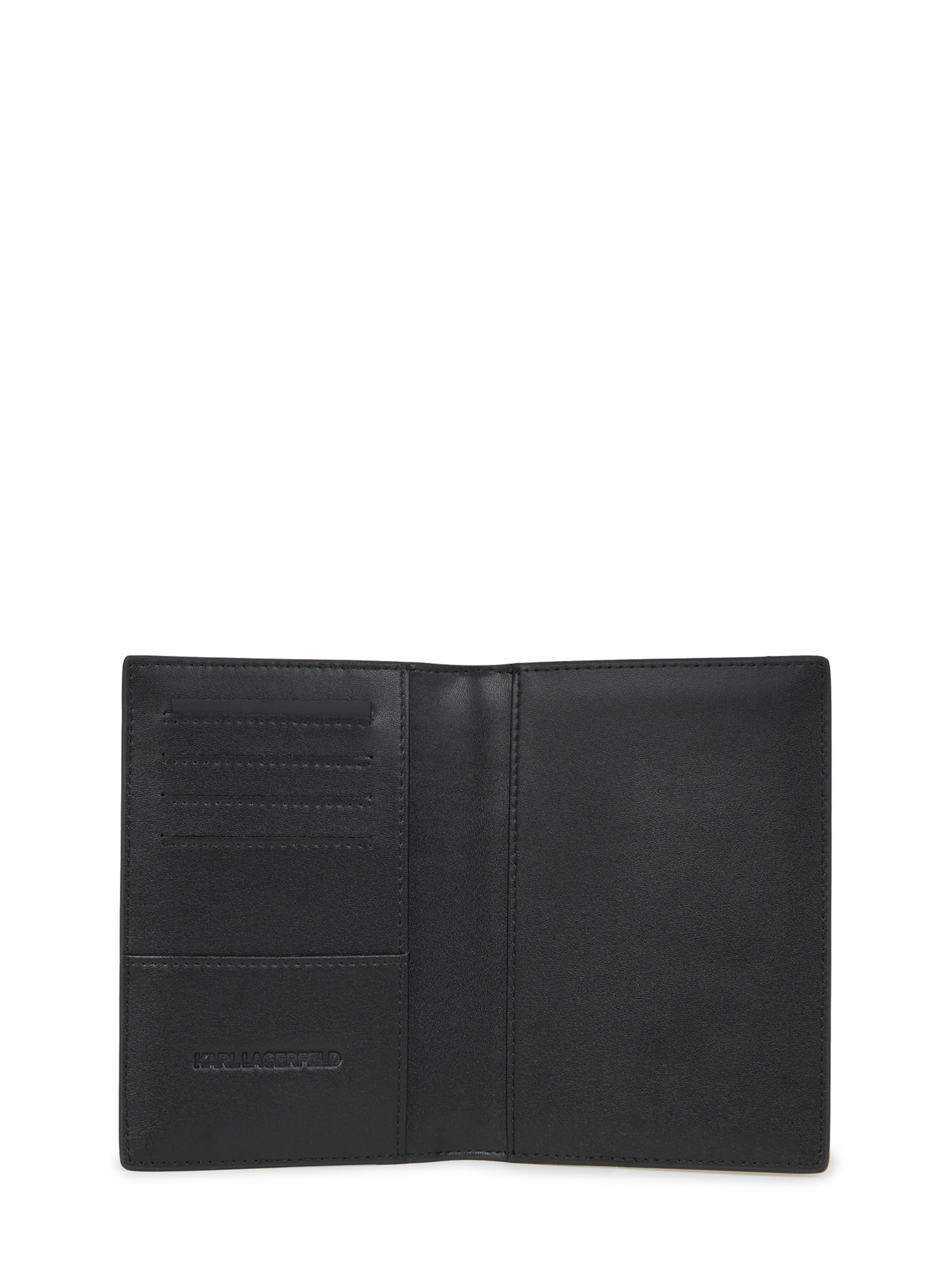 Karl Lagerfeld Kukkaro 'Monogram' värissä musta