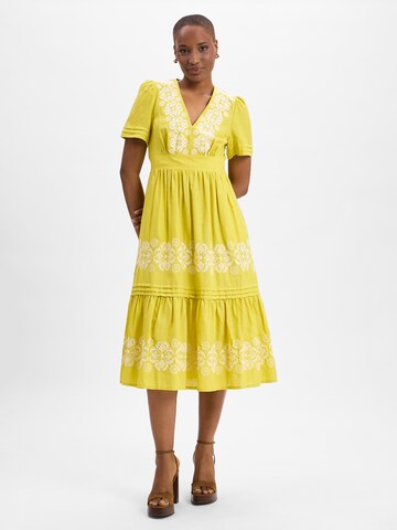 Ambiance Summer Dress in Yellow: front