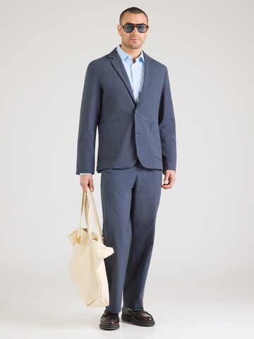 Lindbergh - regular Traje 'Superflex' en azul: frente