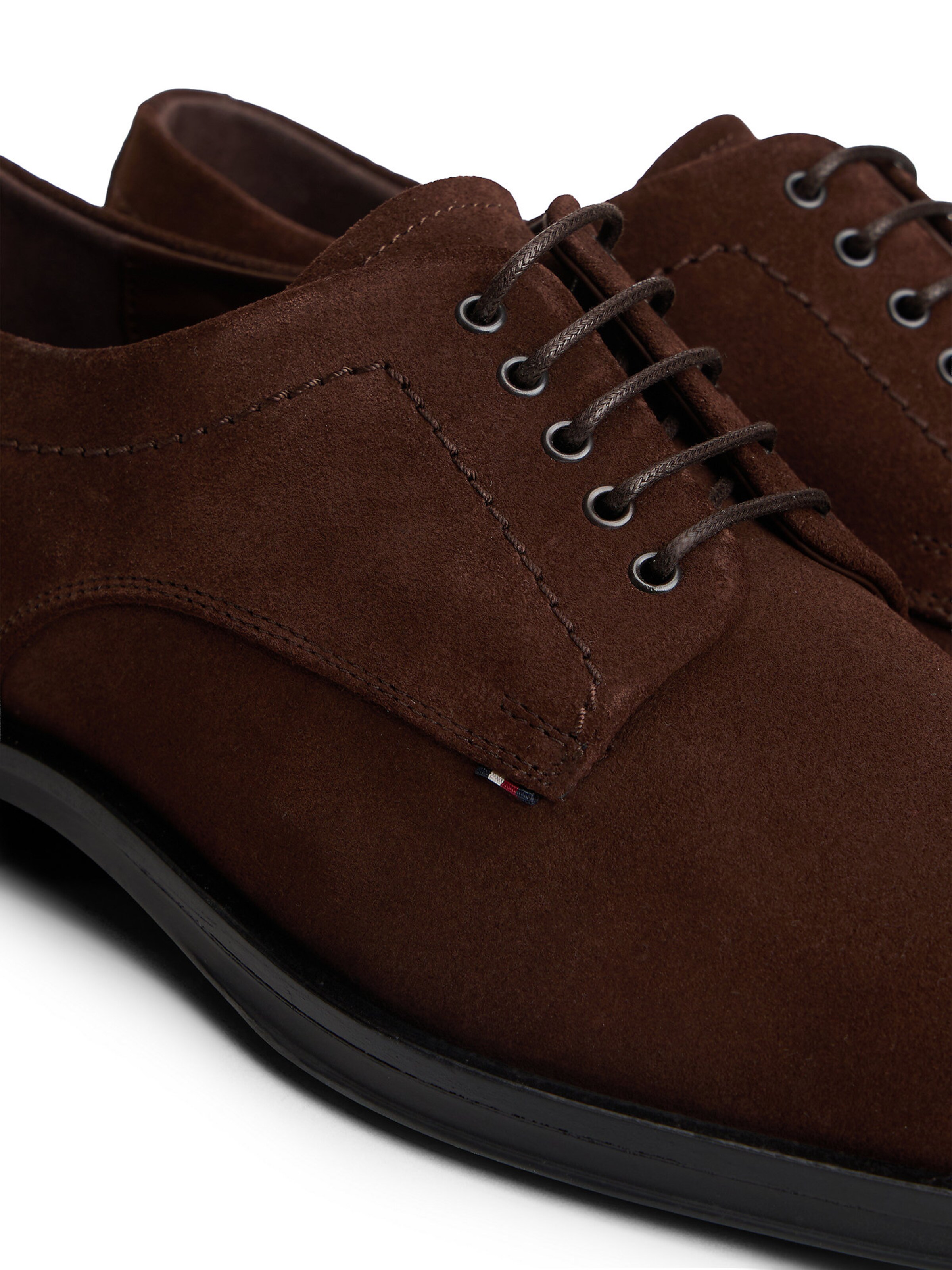 TOMMY HILFIGER Lace-up shoe 'Derby' in Brown