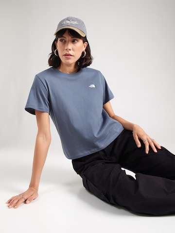 THE NORTH FACE Tričko 'ESSENTIAL SIMPLE DOME' – šedá: přední strana