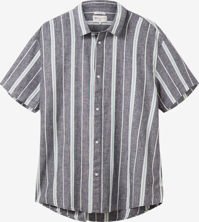 TOM TAILOR DENIM Overhemd in de kleur Navy / Lichtblauw / Wit, Productweergave