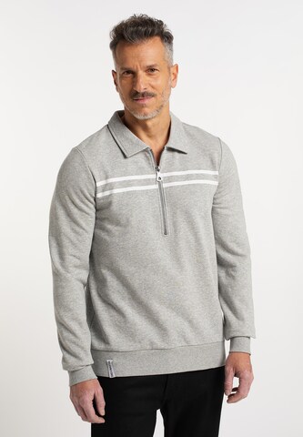 DreiMaster Maritim Sweatshirt in Grey: front